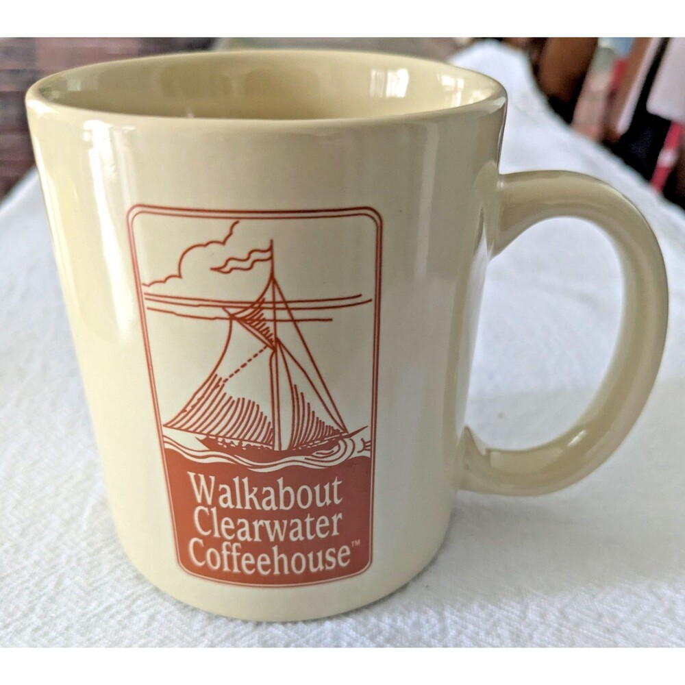 Vintage Walkabout Clearwater Coffeehouse Mug - 1995-96 8th Season - Folk Music
